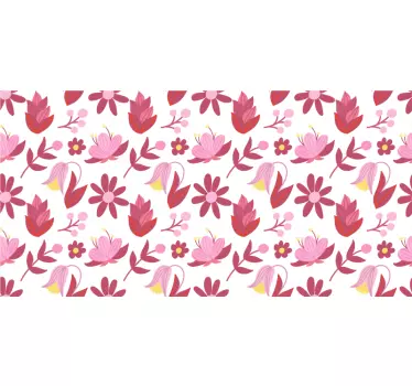 Polish folk art with red elements  decals for furniture - TenStickers