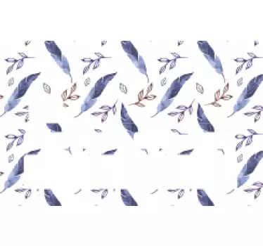 Credit card sticker feather pattern design - TenStickers