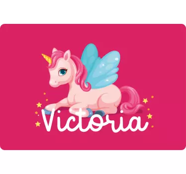 Cute unicorn graphic laptop skin - TenStickers