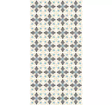 Vintage cross spiral design fridge decals - TenStickers