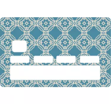 Credit card sticker with patterned design - TenStickers