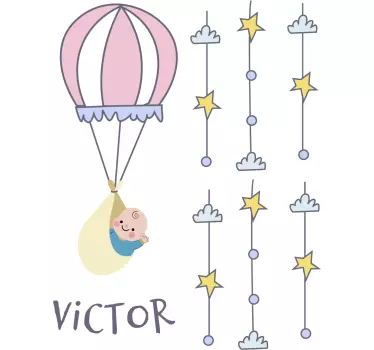 Airballoon Kids Stickers - TenStickers