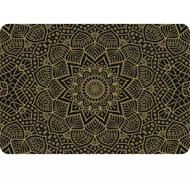Indian style pattern laptop stickers - TenStickers