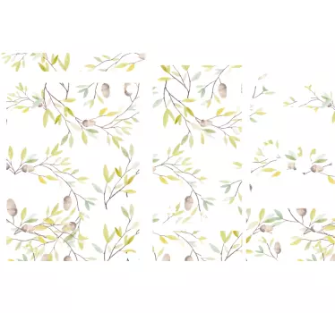 Floral Vine Pattern xbox wrap - TenStickers