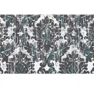 Credit card sticker floral emblem design - TenStickers