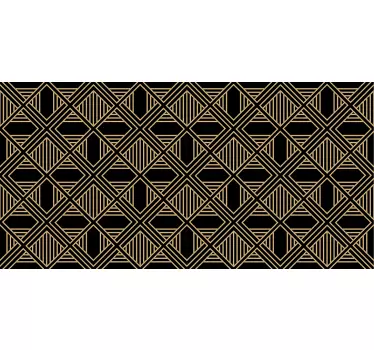 Art deco great Gatsby pattern credit card sticker - TenStickers