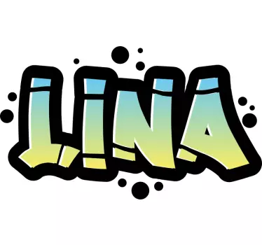 Quote sticker personalized name creation - TenStickers