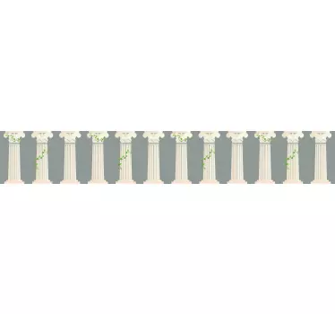 Wall border sticker classic column accent - TenStickers