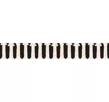 Classic column design wall border sticker - TenStickers
