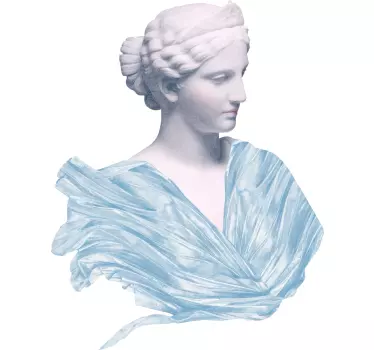 Classical Female Bust wall art sticker - TenStickers