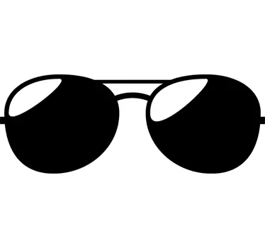 Sunglasses MacBook Sticker - TenStickers