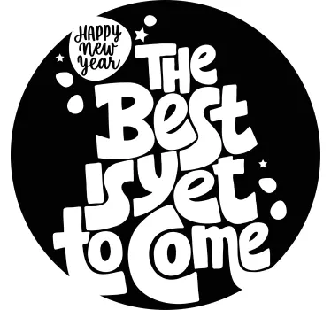 Shop window sticker new year inspiration - TenStickers