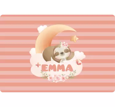 Sloth Moon Design laptop skin - TenStickers