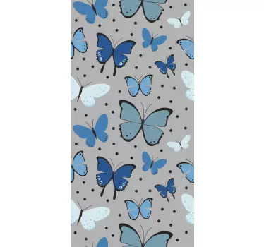 Window sticker with vibrant butterfly design - TenStickers