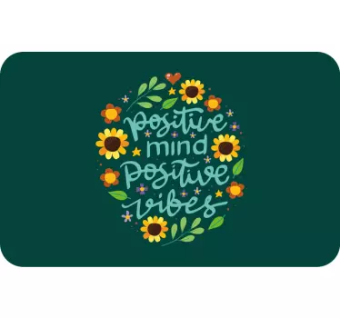 Laptop skin positive reflections inspiring vibes - TenStickers
