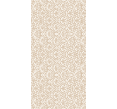 Antique light beige pattern fridge decal - TenStickers
