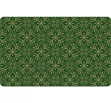 Laptop skin floral patterned background - TenStickers