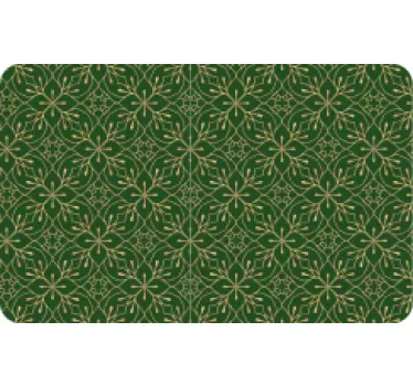 Credit card sticker floral print design - TenStickers