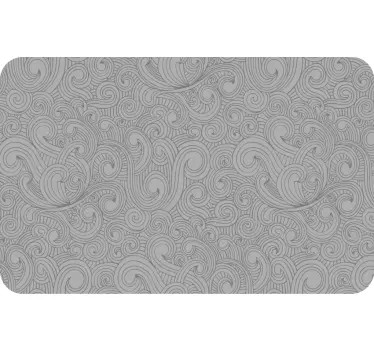 Swirling Line Pattern laptop skin - TenStickers