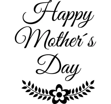 Happy Mother´s Day Wall Sticker - TenStickers