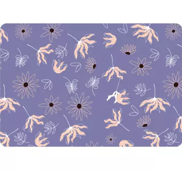 Botanical Nature Motifs laptop skin - TenStickers