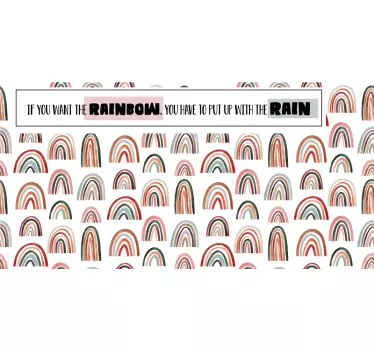 Bike sticker if you want rainbow fill rain - TenStickers