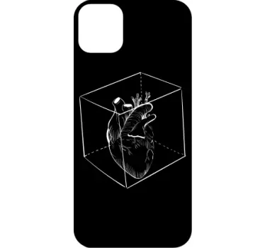 Heart in Box iPhone sticker - TenStickers