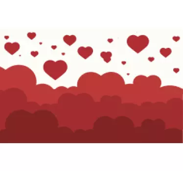 Credit card sticker hearts and patterns - TenStickers