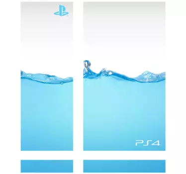 Blue water texture ps4 skin - TenStickers