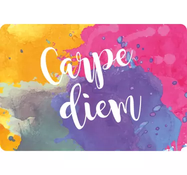 Colorful Inspirational Phrase laptop skin - TenStickers