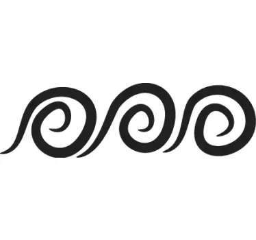 Spiral Pattern Sticker - TenStickers