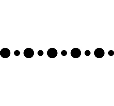 Circle border Sticker - TenStickers