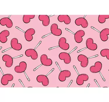 Sweet heart candies laptop skin - TenStickers