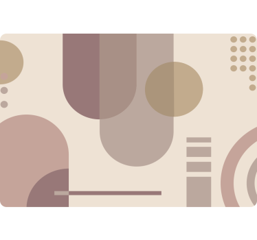 Laptop skin with geometric shapes pattern - TenStickers