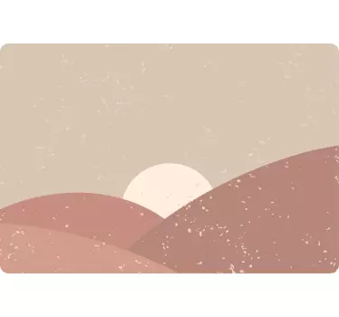Laptop skin desert sunset landscape - TenStickers