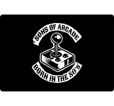 Sons of the 80's laptop stickers - TenStickers