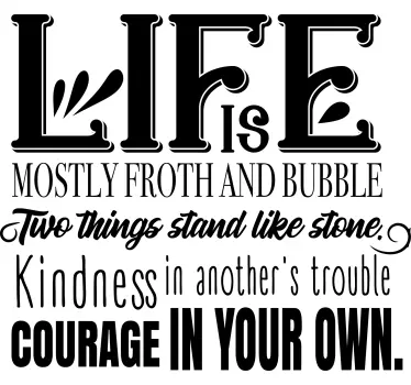 Adam Lindsay Gordon quotes wall decal - TenStickers