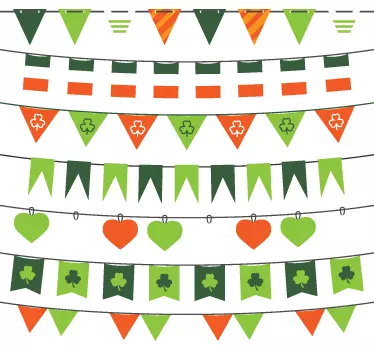 St. Patrick's Day Decor wall border sticker - TenStickers