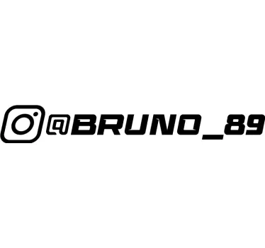 Racing instagram car sticker - TenStickers