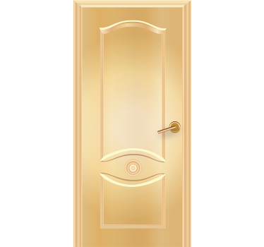 Golden Door Sticker - TenStickers