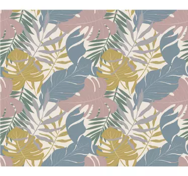 Botanical Leaf Patterns laptop skin - TenStickers