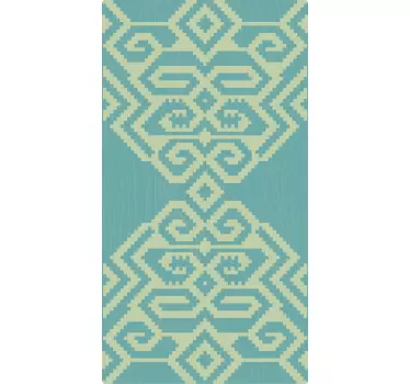 Geometric Pattern Cover iPhone sticker - TenStickers
