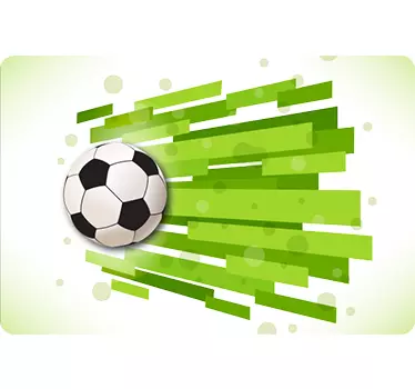 Footballing Texture Laptop Sticker - TenStickers