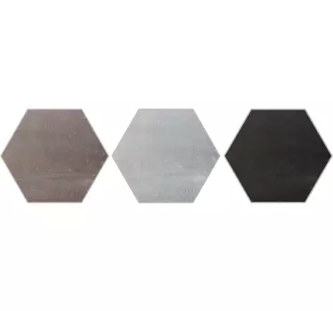 Graphic Hexagonal Floor Sticker - TenStickers