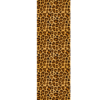 Leopard Print Fridge Sticker - TenStickers