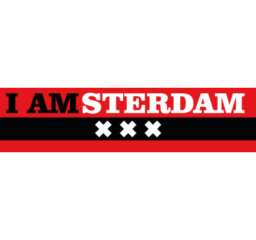 "I Amsterdam" car sticker - TenStickers