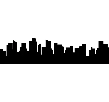 Skyline Office sticker - TenStickers