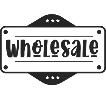 Wholesale shop window decal - TenStickers