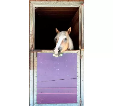 Stable Horse  vinyl door stickers - TenStickers