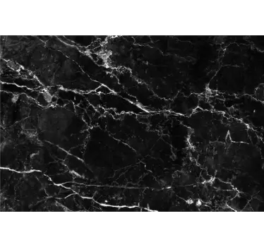 Black Marble Countertop texture sticker - TenStickers